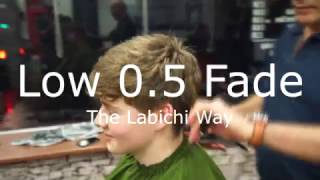 Easy 05 Low Fade  Messy Quiff Pomp  Thick Hair Tutorial  Barber [upl. by Adnalohs]