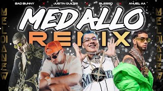 BLESSD   💥 MEDALLO  REMIX IA ❌ JUSTIN QUILES ❌ ANUEL AA ❌ BAD BUNNY [upl. by Glad]