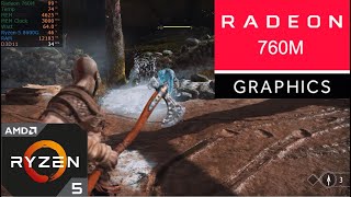 Ryzen 5 8600G God of war [upl. by Aryad]