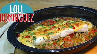 BACALAO AL HORNO  Receta fácil rapida y deliciosa Tutorial Loli Domínguez [upl. by Tsnre]