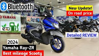 Yamaha RayZR On Road Price Best mileage sound Full detailed Review [upl. by Eberta]