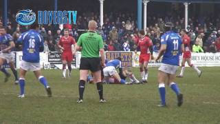 Fev Rovers TV  Barrow Raiders 22 Featherstone Rovers 28 Northern Rail Cup Highlights [upl. by Inilam780]