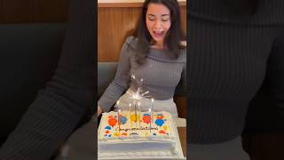 COMEMORANDO O ANIVERSÁRIO DA MINHA SOBRINHA EM UM RESTAURANTE NO JAPÃO 🇯🇵🥳🎂 shorts [upl. by Raffaj245]