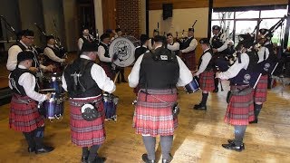 AYR PIPE BAND SOCIETY PERFORM AT SANQUHAR PIPE BAND COMPETITION 2019 [upl. by D'Arcy]