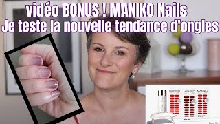 MANIKO Nails Avis  Je teste la nouvelle tendance dongles  VIDEO BONUS [upl. by Nocaed]