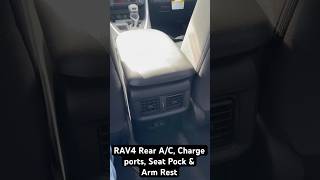 2024 RAV4 XLE Rear Passenger AC And Charge Ports rav4 shorts toyota xle [upl. by Lisandra]