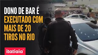 POLÍCIA INVESTIGA EXECUÇÃO DE EMPRESÁRIO NO RIO COM PELO MENOS 20 TIROS [upl. by Alih]