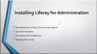 Liferay 62 Tutorial Series Part 5 Complete Installation on Windows 107818 [upl. by Kellina]