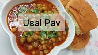 Usal pav recipe how to make usal pav maharashtra style Tastyfoods101 youtube [upl. by Rhines]