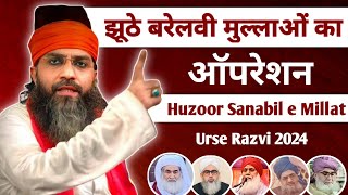 Jhoothe Barelvi Mullao Ka Opration  Malang e Maula Ali Huzoor Sanabil e Millat  Urse Razvi 2024 [upl. by Zinnes589]