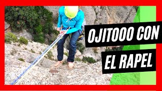 Técnica para Rappel en Escalada ☠️☠️☠️ ¿Cómo Rapelar en Simple y Autoasegurado [upl. by Henrie73]