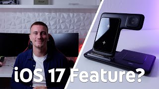 MUSTHAVE für iPhone 15 Pro User  3in1 Ladestation Review Perfekt mit iOS 17 [upl. by Lahsiv23]