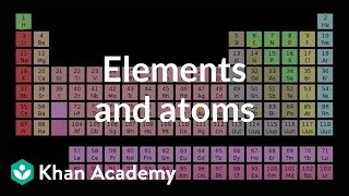 Elements and atoms  Atoms compounds and ions  Chemistry  Khan Academy [upl. by Mahon]