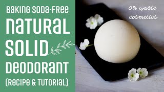 How to Make a DIY Solid Deodorant from Natural Ingredients [upl. by Lucila12]