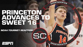 Kansas OUT Princeton ADVANCES Reaction from Day 3 of the NCAA Men’s Tourney  SportsCenter [upl. by Ogawa]