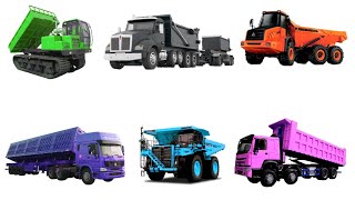 Alat Berat Dump Truck  Articulated dump truck Tracked dump truck Side dump truck [upl. by Frick194]