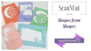 ScanNCut Canvas Shapes from Shapes [upl. by Karalynn]