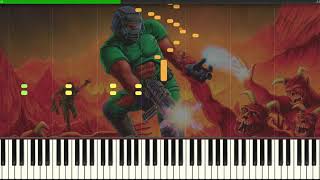 Doom e2m1 Sawed The Demons Synthesia [upl. by Brena]