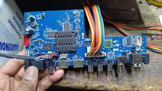 smart motherboard installation Android version for led tv [upl. by Arais174]