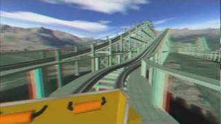 3D Rollercoaster Sea Serpent 3D Glasses needed No Limits Rollercoaster [upl. by Otineb]