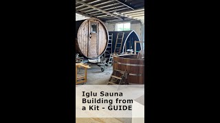 Iglu sauna assembly from a kit  guide [upl. by Babs]