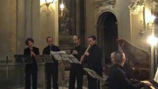 J C Schickhardt  Concert for 4 recorders in d minor  2° [upl. by Enitsej]