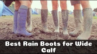 Best Rain Boots for Wide Calf  Feel the Comfort [upl. by Vescuso]