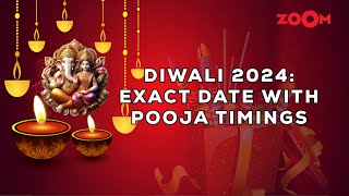 Diwali Date 2024 October 31 or November 1 Find Out Laxmi Puja Timings amp Importance [upl. by Bethel]