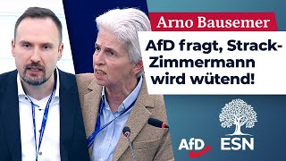 AfD fragt StrackZimmermann wird wütend – Arno Bausemer AfD [upl. by Egoreg]