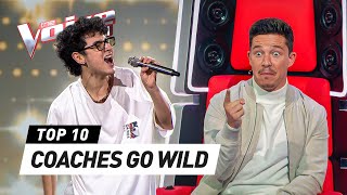 Top 10 performance Shocked coaches in The voice Audition 2018 [upl. by Delia]