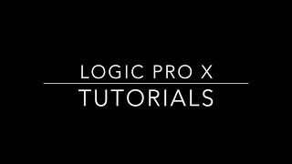 Logic Pro X  How To Create Fades [upl. by Oigaib]