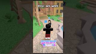 My WiFi in a Nutshell 😭  Roblox MM2 [upl. by Esenaj238]