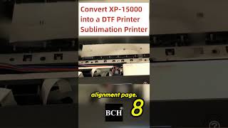 Convert Epson XP15000 into DTF or Sublimation Printer  8 [upl. by Aeriela902]