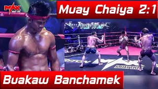 MAX 2 Pattaya  Buakaw Banchamek vs Kaolanlek amp Paosee Kawvichit [upl. by Idet837]