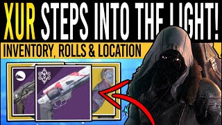 Destiny 2 XURS NEW WEAPONS amp HIGH STAT ARMOR 10th May Xur Inventory  Armor Loot amp Location [upl. by Ahsinoj]