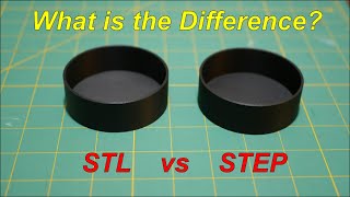 The Difference between an STL file and an STEP file [upl. by Eliath]