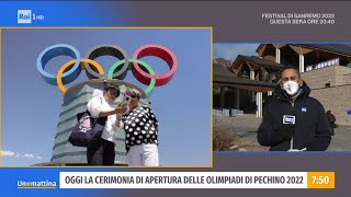 Olimpiadi pechino  Unomattina 04022022 [upl. by Skurnik]