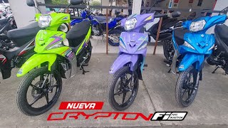 Yamaha Crypton 115 FI Modelo 2022  2023 Precio Primeras Impresiones New colores [upl. by Bliss445]