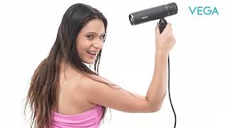 Upgrade Your Hair Drying With The Vega Style Pro 1600W Hair Dryer VHDH 34 Fast amp Precise Styling [upl. by Znerol]