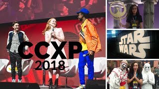 COMO FOI A COMIC CON 2018 VI O ELENCO DE STRANGER THINGS VLOG [upl. by Festus899]