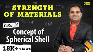 Introduction to Spherical Shell  Thin Cylindrical and Spherical Shells  Strength of Materials [upl. by Rebor]