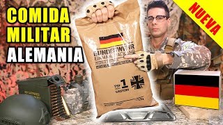 Probando NUEVA COMIDA MILITAR de ALEMANIA 24 Horas  Ración MRE Alemana Menú 1 [upl. by Tori975]