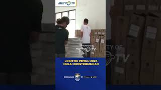 Logistik Pemilu 2024 Mulai Didistribusikan shorts [upl. by Llenel]