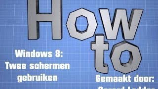 How to Twee beeldschermen gebruiken in Windows 8 [upl. by Maisie281]