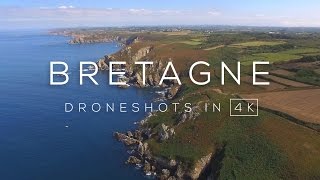 Bretagne France in 4K  Drone video [upl. by Lezah753]