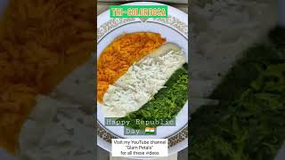 Republic Day Special Tricolor Food shorts [upl. by Ennaoj691]