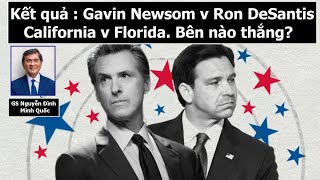 Tranh luận giữa Newsom và DeSantis Tiểu bang xanh và tiểu bang đỏ [upl. by Atsylac799]