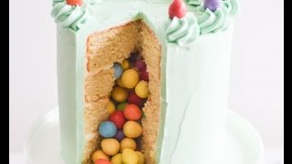 How to make a Mini Easter Egg Pinata Cake [upl. by Dibri722]