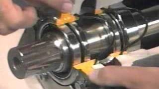 Milnor Washer Main Bearing Replacement  Part 1 [upl. by Rolanda]