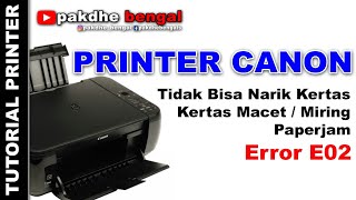 Printer Canon MP287 Kertasnya Macet printer canon tidak bisa narik kertas [upl. by Magnuson570]